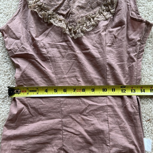 Lace Frills maroon shirt top - Picture 10 of 10